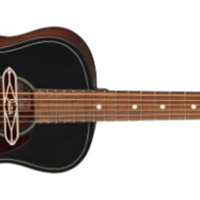 Gretsch Deltoluxe Parlor, Walnut Fingerboard, Tortoiseshell Pickguard, Black Top image 4