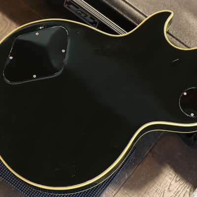 Vintage! 1976 Gibson Les Paul Custom Electric Guitar Black Ebony + HSC image 12