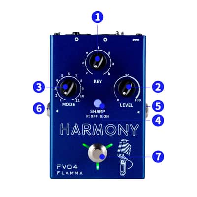 Flamma FV04 Harmony Vocal Effects Processor 12 pitches with 11 different harmony mode 48V Phantom Power,price include the import duty to US buyer image 11