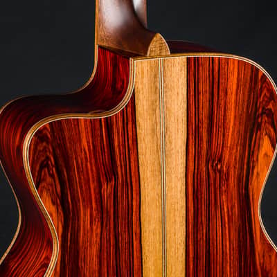 Bourgeois 000 Cutaway Large Soundhole Custom Cocobolo and Bearclaw Adirondack Spruce NEW image 18