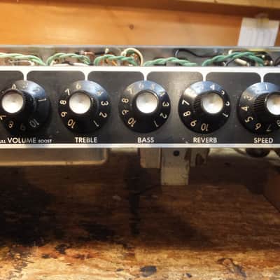 Fender Deluxe Reverb 1982 blackface factory hand wired  22-Watt 1x12" image 9