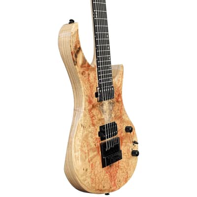 10S Spring BH Evertune/Bare Knuckle/Seymour Duncan Hyperswitch 7 String Baritone Electric Guitar – One Off 5A Maple Poplar image 10