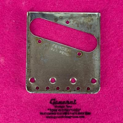 Fender ®️ Telecaster Bridge Plate 1955 - 1962 MOA Master of aging image 4