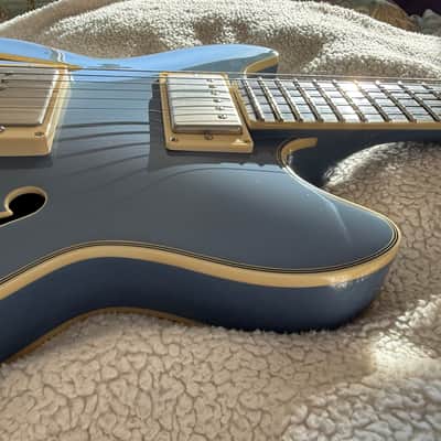 D'Angelico Excel Mini DC Tour Collection 2023 - Present - Slate Blue image 3