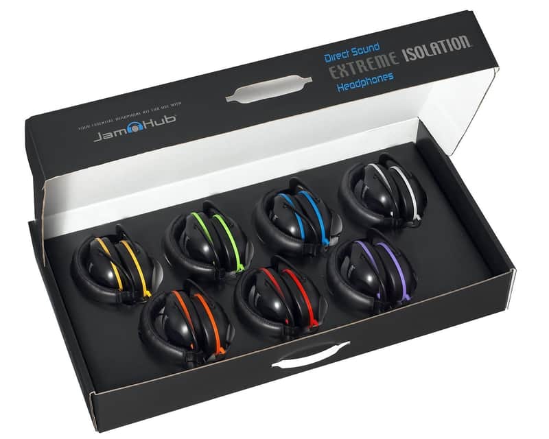 JamHub Direct Sound EXJH-255 Extreme Isolation Headphones (5-Pack) image 1