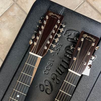2025 CF Martin Grand J-28E DN Double Neck Acoustic-Electric Guitar Natural image 12
