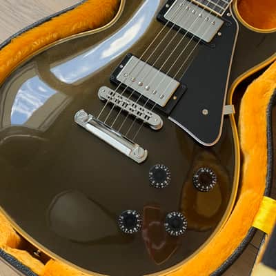 Gibson Les Paul Custom Shop Charcoal Metallic Gloss CH RARE Olive Drab Similar image 13