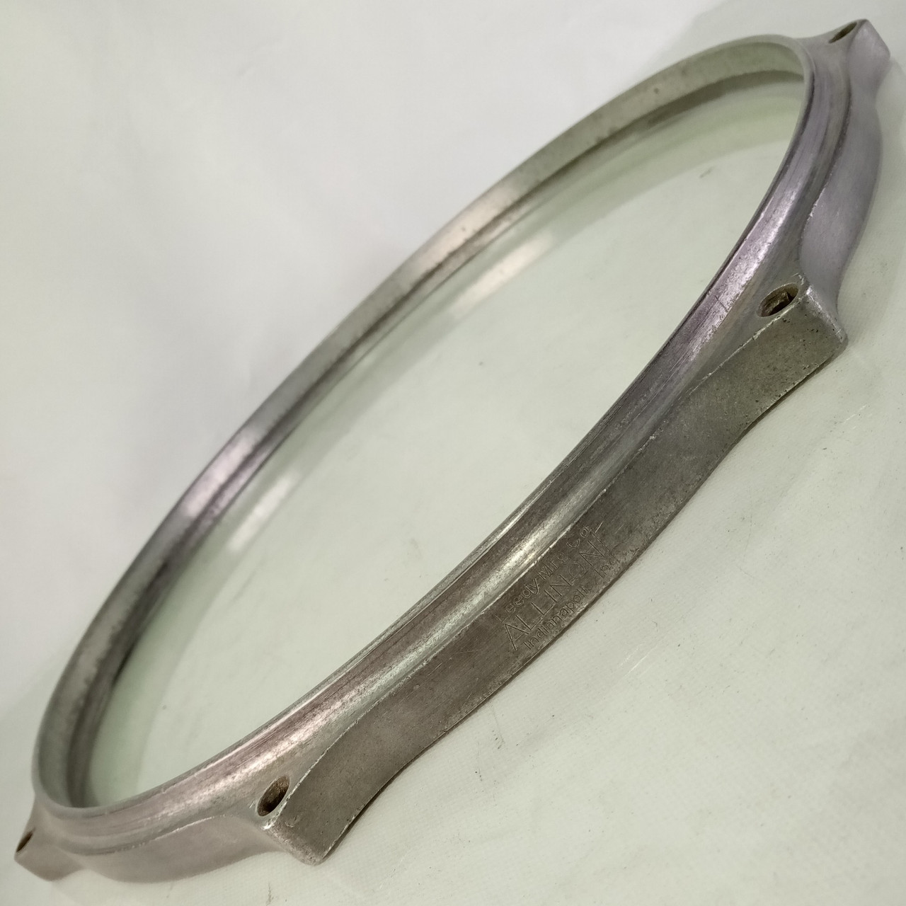 Leedy 14"All-In-One"Snare Drum Batter Rim/Hoop Die-Cast Aluminum Indianapolis10s — main photograph