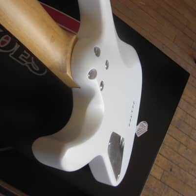Schecter C-6 Deluxe Guitar Research Electric Guitar - Satin White image 5