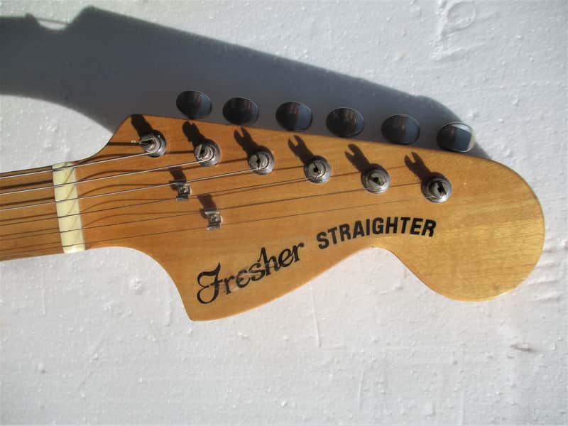 Fresher Straighter Guitar, 1970's, Japan, Sunburst Finish, Plays