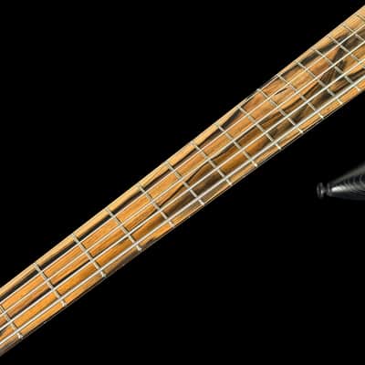 2026 F Bass BN5 5-String Bass Active EQ with Pale Moon Ebony Fretboard ~ Matte Black image 7