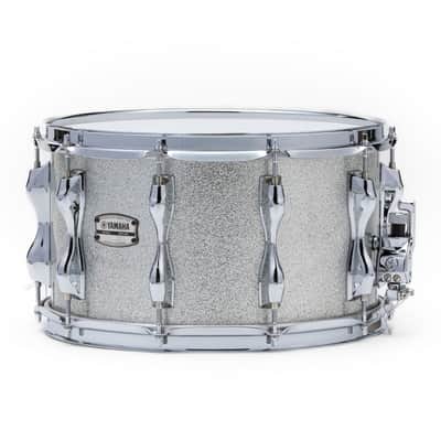 Yamaha Recording Custom Snare Drum 14x8 Silver Sparkle image 2