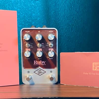 Universal Audio Ruby ’63 Top Boost Amplifier 2022 - Present - Ruby / Silver image 1