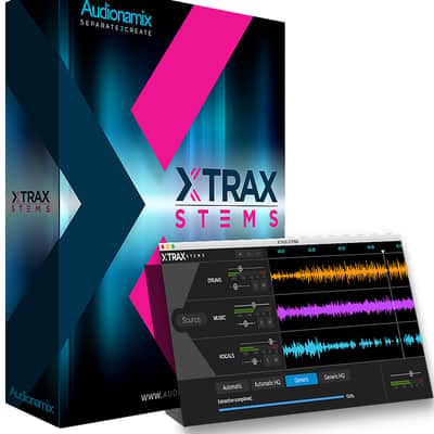 AUDIONAMIX XTRAX STEMS - Audio Separation Plugin (Download) image 1