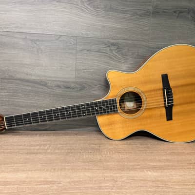 Taylor 414ce-N Nylon Acoustic-Electric Guitar Ovangkol  2014 w/ Hard Case #2988 image 9