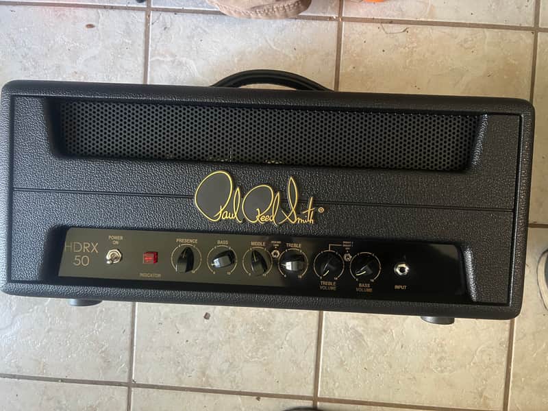 PRS HDRX 50 2-Channel 50-Watt Guitar Amp Head 2021 - Present - Black image 1
