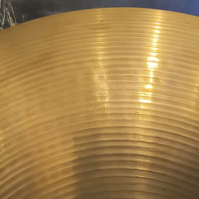 Vintage 1960s A Avedis Zildjian 14" Hi-hat Cymbal 770g image 3