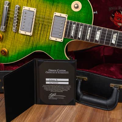 Gibson Custom Shop Les Paul Standard Class 5 Flame Maple Top Iguana Burst 2009 w/OHSC image 11