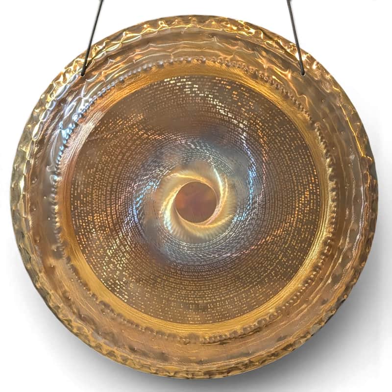 A1-15 Grotta Sonora 32″ Nickel Silver Gong image 1