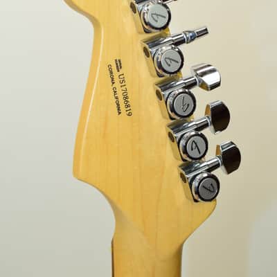 2017 Fender American Elite Stratocaster HSS ShawBucker Electric Guitar, Ebony Fingerboard, Olympic Pearl w/ Case image 11
