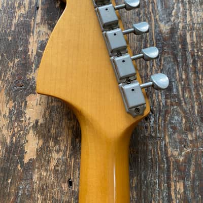 Fender Japan 1969 Reissue Mustang CIJ Sonic Blue Original Late 1990's w/ Period Correct Softcase image 15
