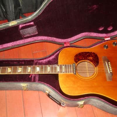 1970 Gibson J-160E Natural w/ Original Hardshell Case image 8