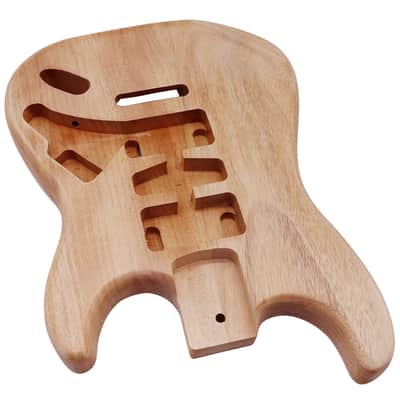 ST Guitar Body Okoume Wood Guitar Barrel image 4