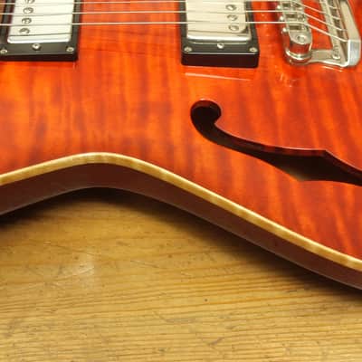 Knaggs Chena T3 Indian Red Hollowbody 2012 image 8