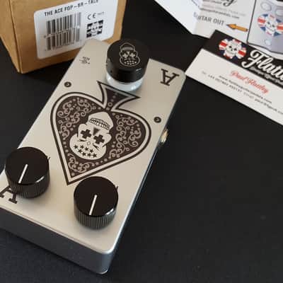 (MINT) Flattley Guitar Pedals The Ace Tone Boost Buffer Pedal - Silver image 5