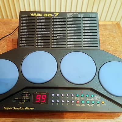 Vintage YAMAHA digital percussion DD – 7 rhythm percussion instrument Drum Machine image 1