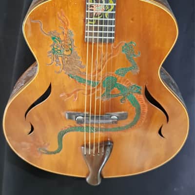 Blueberry Archtop Acoustic Guitar Grand Concert Built to Order in 90 Days image 6