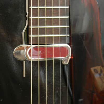 DeArmond reissue NICKEL neck mounting rod for Rhythm Chief 1000 pickup image 4