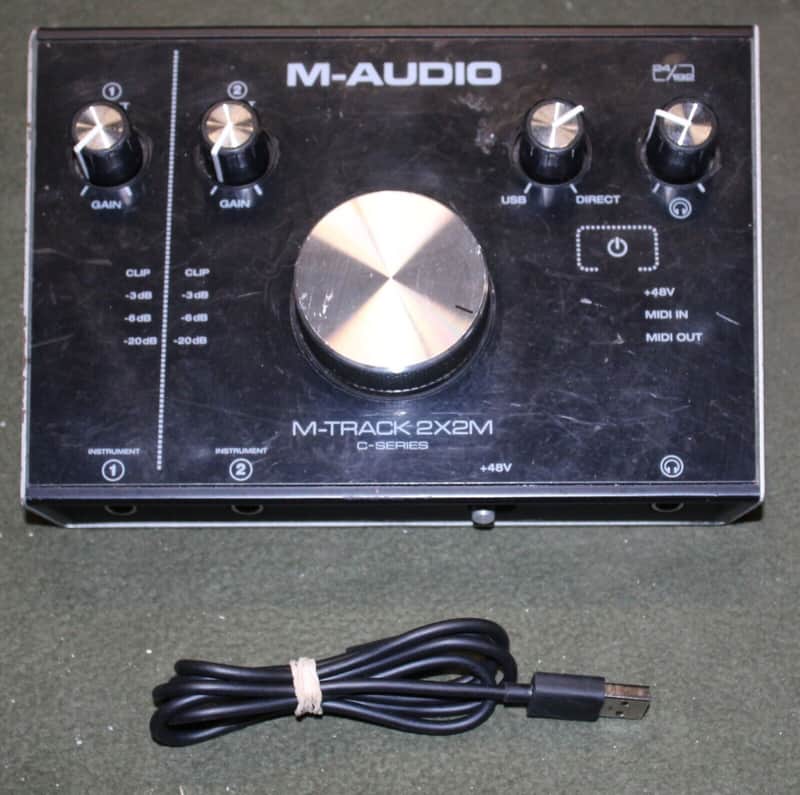 M-Audio USB Audio MIDI interface M-Track 2X2 Unit! image 1
