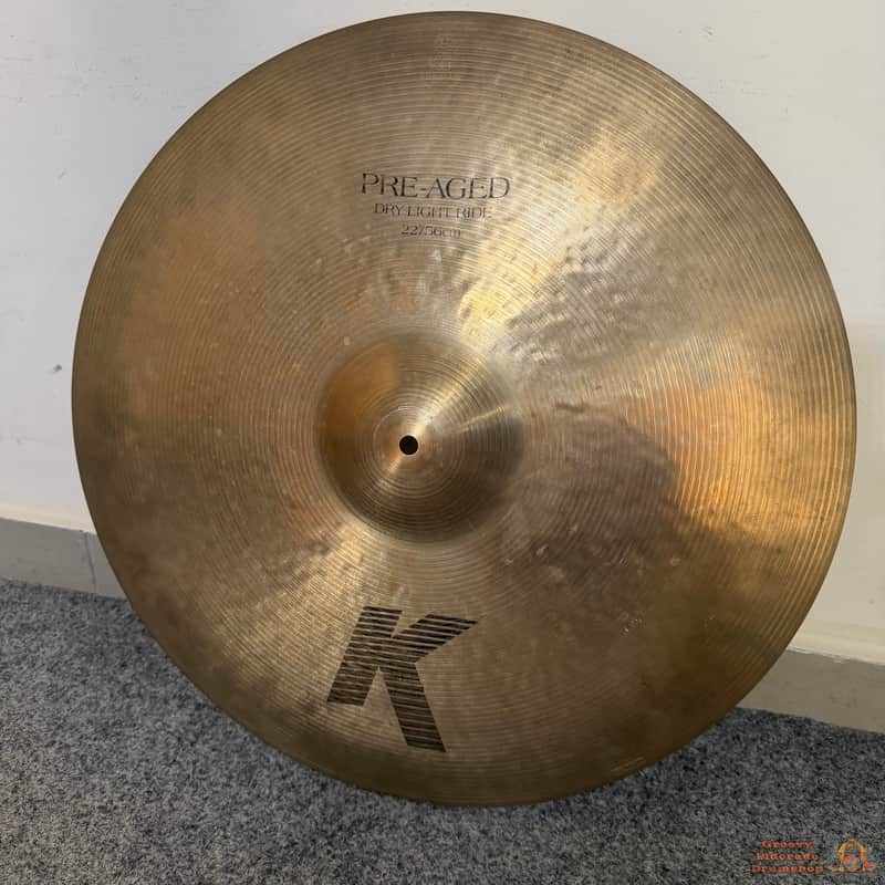 RARE!! Zildjian K 22” Pre-Aged Dry Light Ride Cymbal image 1