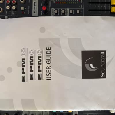 Soundcraft EPM-8 Multi-Format 8-Channel Mixer 2010s - Blue image 3