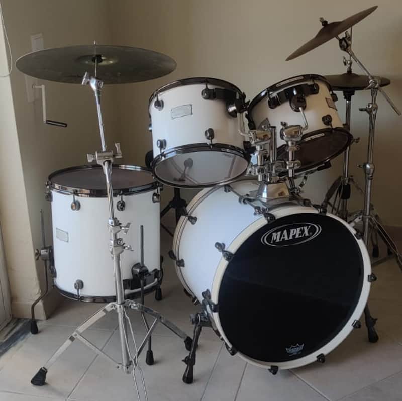 Mapex Saturn Series 5 piece drum kit - Arctic White image 1