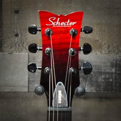 Schecter Solo-II Standard Blood Burst Electric Guitar (3960) image 6