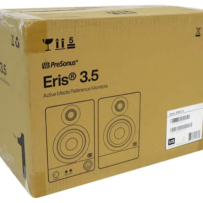 Pair Presonus Eris 3.5 2nd Gen 3.5" Reference Studio Monitors Speakers+Mixer image 6