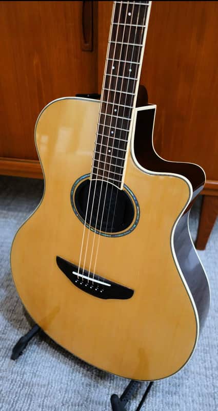 Yamaha APX600 Thinline & Electronics 2010s - Hard case, Natural image 1