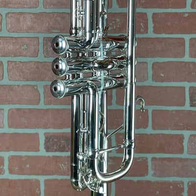 Bach AC190 Stradivarius Artisan Professional C Trumpet - Silver Plated image 12
