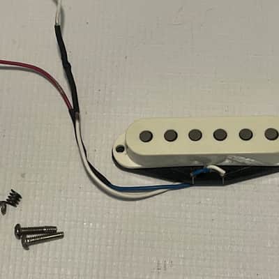 1991 90's USA Fender American Standard Stratocaster White Neck Single Coil Guitar Pickup 6.08k image 2