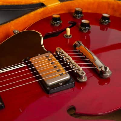 Gibson ES-335TDC Semi-Hollow Body Electric Guitar (1964), ser. #70716, original black hard shell case. image 18