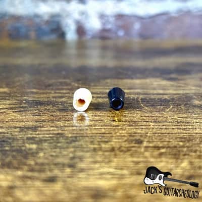 Economy Pickup Toggle Switch Cap Pair (Cream / Black) image 2