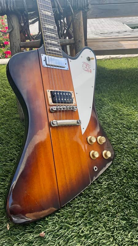 Vintage Burny Firebird MIJ Sunburst Orville Greco Tokai | Reverb