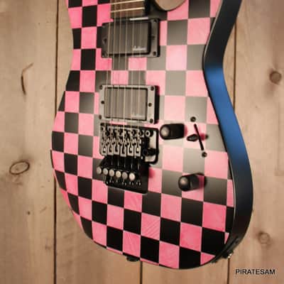 Jackson X Series Soloist SLX DX Electric Guitar Checkered Past -Custom "PINK PONY CLUB " one off ! image 9