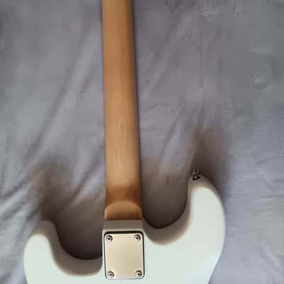 Stratocaster Style Electric Guitar, Custom White on White image 6