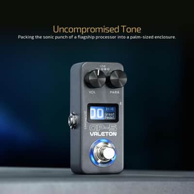 Valeton GP-5 Super Compact Multi-Effects Processor & NAM/IR Loader Pedal(Incl 1PCS Additional TRS Cable By VOLKTONE image 2