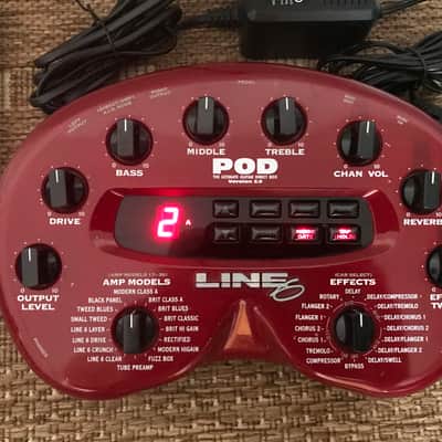 Line 6 Pod V2.0 Electric Guitar Processor – Excellent Condition image 2
