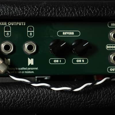 Bogner Shiva EL34 2-Channel 80-Watt 1x12" Guitar Combo with Reverb 2005 - Black with Green Back Panel image 12