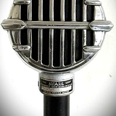Vintage 1960's Crystal ASTATIC JT-30 Microphone. Working Japanese element. Hear image 2